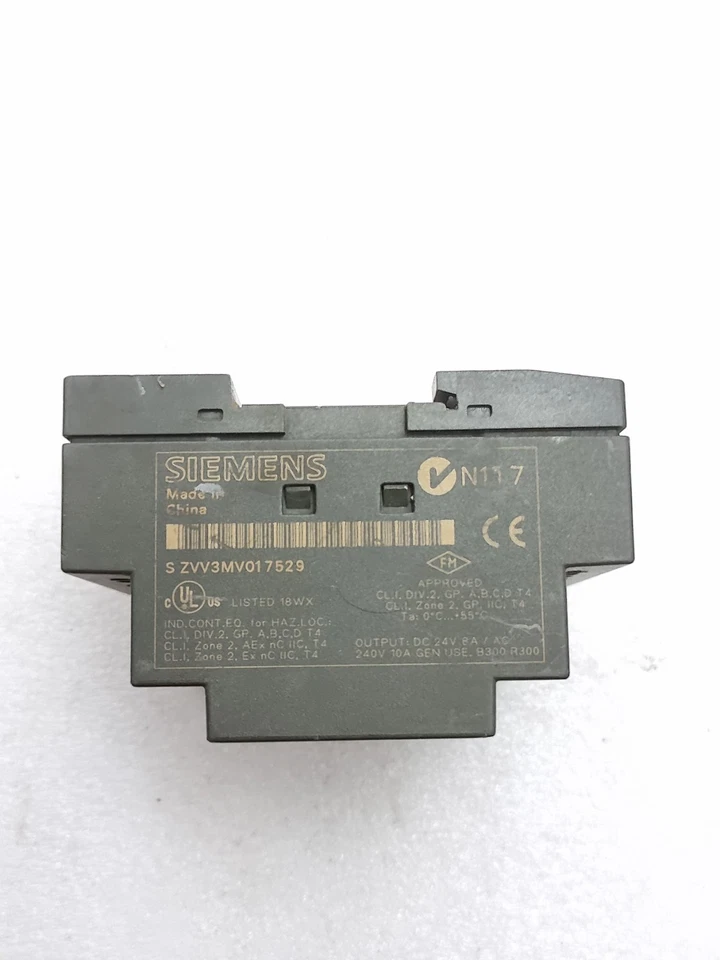 6ED1052-1MD00-0BA5 SIEMENS LOGO 12/24RC PLC PROCESSOR MODULE 12/24VDC USED WORK